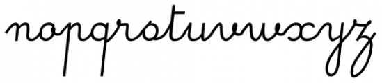 Simple Ronde Italic Font LOWERCASE