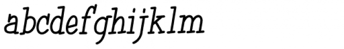 Simple Serif Medium Font LOWERCASE