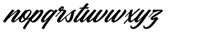 Simple Thread Italic Font LOWERCASE