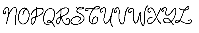 Simple Wedding Font UPPERCASE
