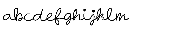 Simple Wedding Font LOWERCASE