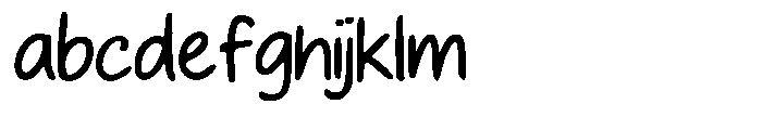 Simple daily writing Regular FONT