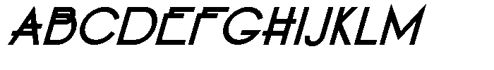 Simpli Bold Italic Font UPPERCASE
