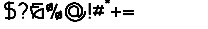 Simpli Bold Font OTHER CHARS