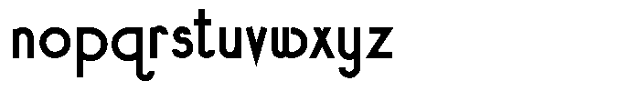 Simpli Bold Font LOWERCASE