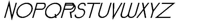Simpli Demibold Italic Font UPPERCASE