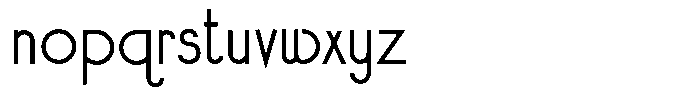 Simpli Demibold Font LOWERCASE
