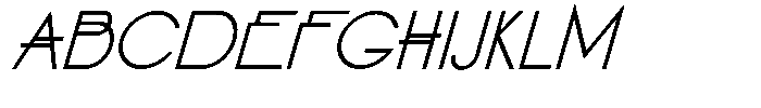 Simpli Italic Font UPPERCASE