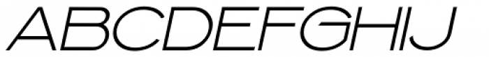 Simplicity Oblique JNL Font UPPERCASE