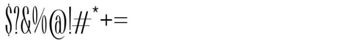 Simplistique Font OTHER CHARS