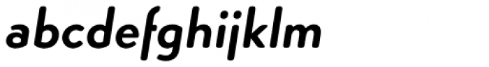 Simplo Soft Bold Italic Font LOWERCASE