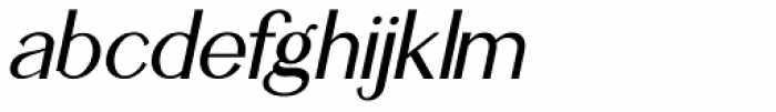 Simply Grotesk Oblique JNL Font LOWERCASE