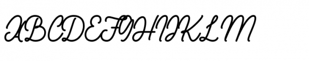 Simply Harmony Regular Font UPPERCASE