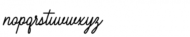 Simply Harmony Regular Font LOWERCASE