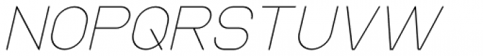 Simpo Sans Ex Thin Italic Font UPPERCASE