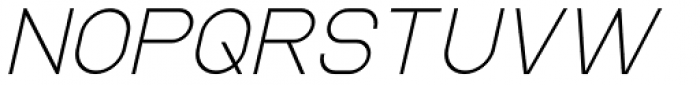 Simpo Sans Regular Italic Font UPPERCASE