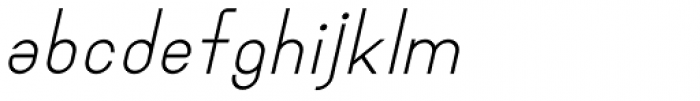 Simpo Sans Regular Italic Font LOWERCASE