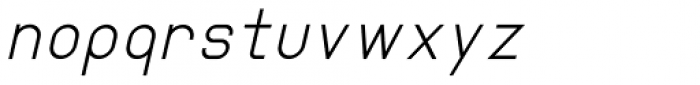 Simpo Sans Regular Italic Font LOWERCASE