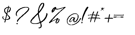 Simsatigan Font OTHER CHARS
