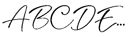 Simsatigan Font UPPERCASE