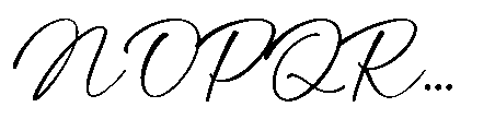Simsatigan Font UPPERCASE