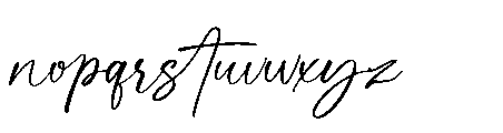 Simsatigan Font LOWERCASE