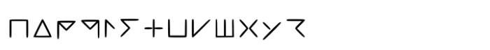 Simux Font LOWERCASE