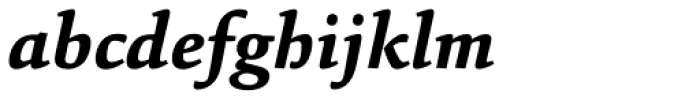 Sina ExtraBold Italic Font LOWERCASE