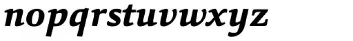 Sina ExtraBold Italic Font LOWERCASE