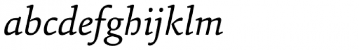 Sina Italic Font LOWERCASE