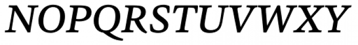Sina Medium Italic Font UPPERCASE