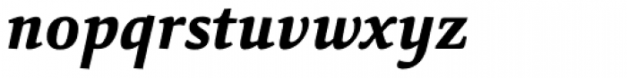 Sina Nova ExtraBold Italic Font LOWERCASE
