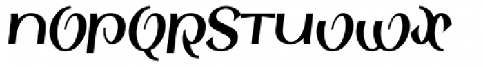 Sinah Sans Black Condensed Italic Font UPPERCASE