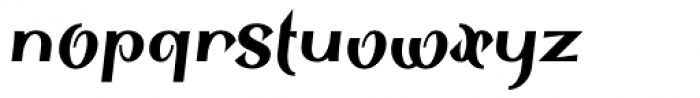 Sinah Sans Black Condensed Italic Font LOWERCASE