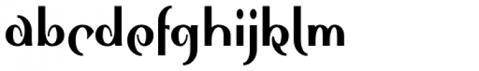 Sinah Sans Black Condensed Font LOWERCASE
