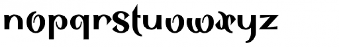 Sinah Sans Black Condensed Font LOWERCASE