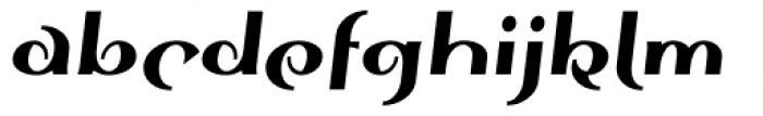 Sinah Sans Black Italic Font LOWERCASE
