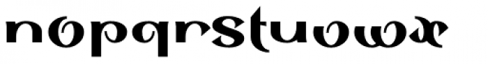 Sinah Sans Black Font LOWERCASE