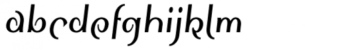 Sinah Sans Bold Condensed Italic Font LOWERCASE