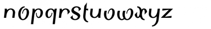 Sinah Sans Bold Condensed Italic Font LOWERCASE