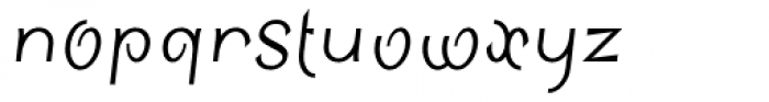 Sinah Sans Condensed Italic Font LOWERCASE