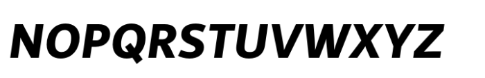 Sinal ExtraBold Italic Font UPPERCASE
