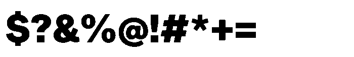 Sinar Grotesk Black Font OTHER CHARS