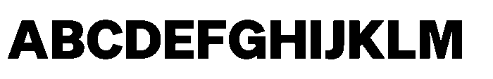 Sinar Grotesk Black Font UPPERCASE