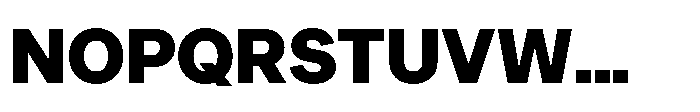 Sinar Grotesk Black Font UPPERCASE