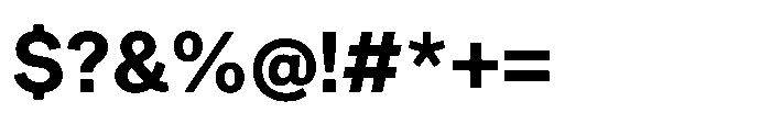Sinar Grotesk Bold Font OTHER CHARS