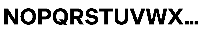 Sinar Grotesk Bold Font UPPERCASE