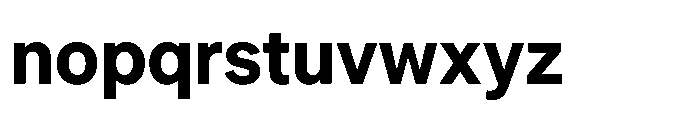 Sinar Grotesk Bold Font LOWERCASE
