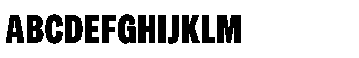 Sinar Grotesk Condensed Black Font UPPERCASE