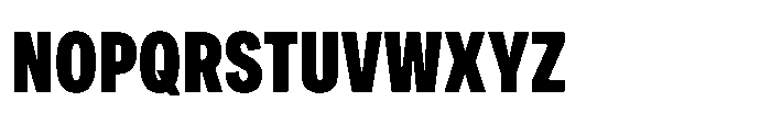 Sinar Grotesk Condensed Black Font UPPERCASE